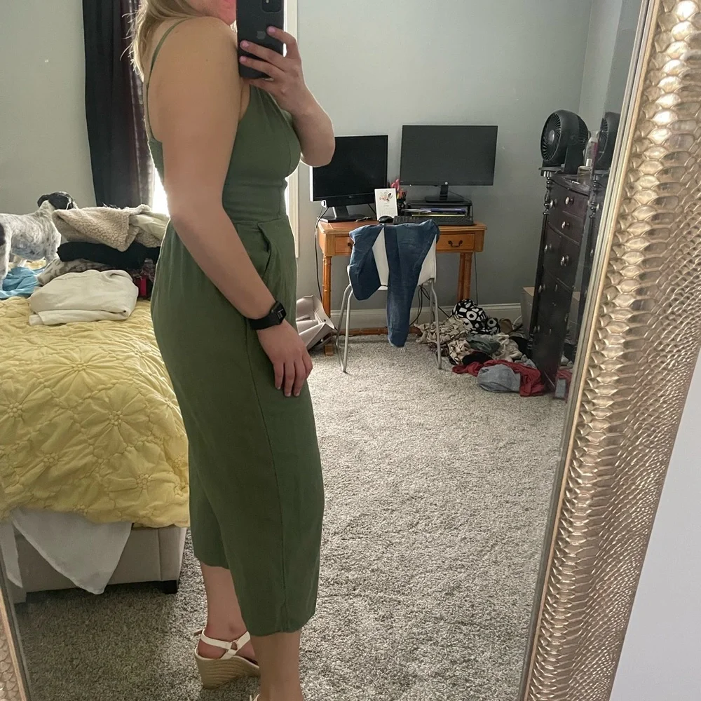Green Jumpsuit - Picture 2 of 3